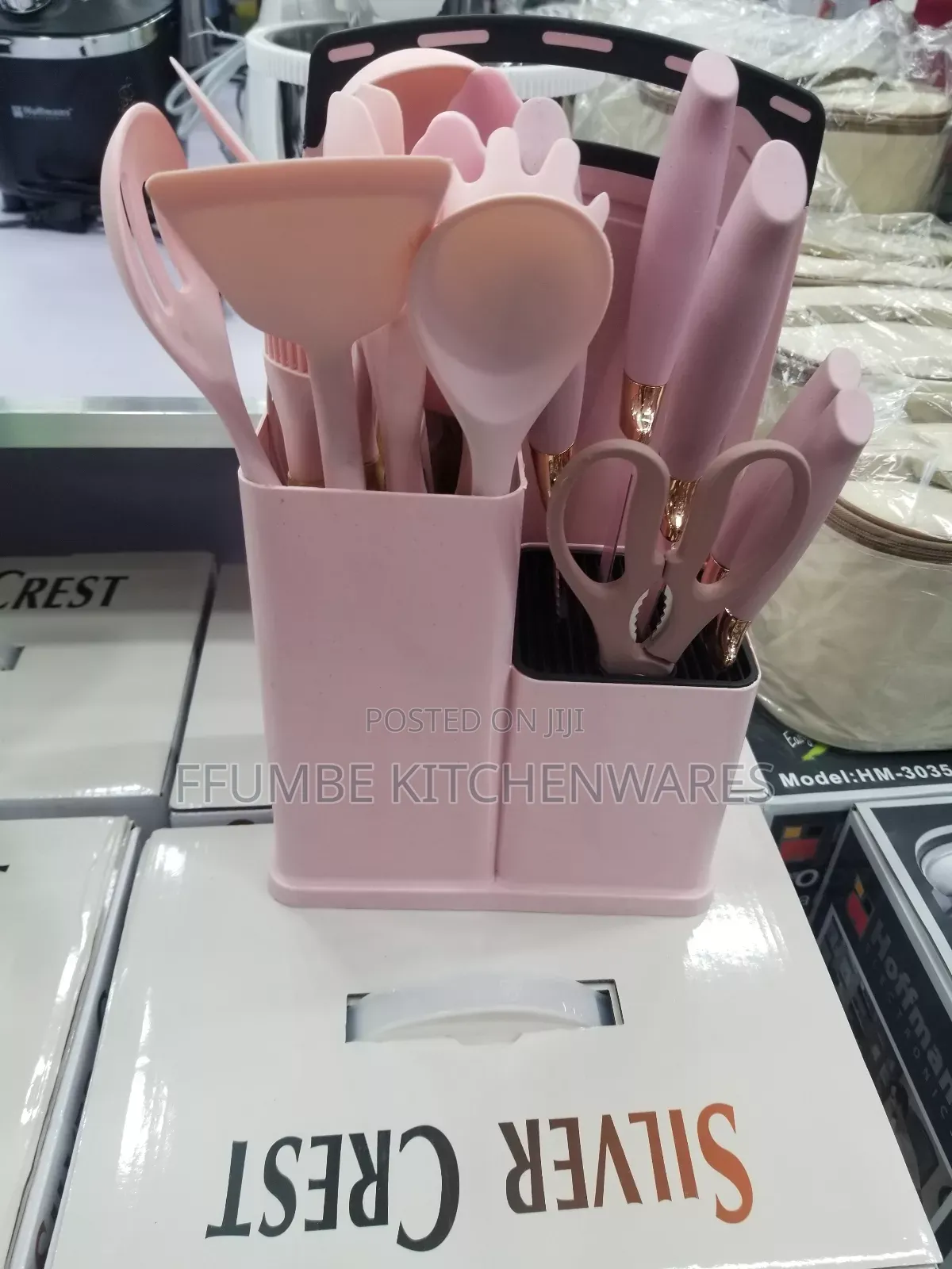 Silicone Kitchen Utensils and Knife Set