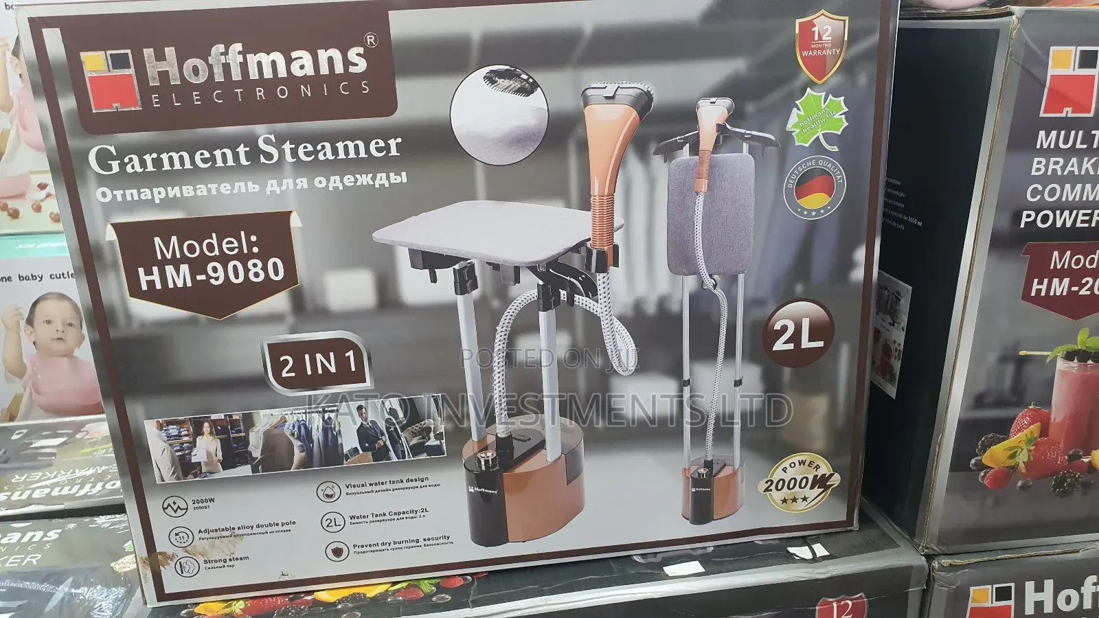 Garment Steamer 2 In 1 Commercial And Home Use