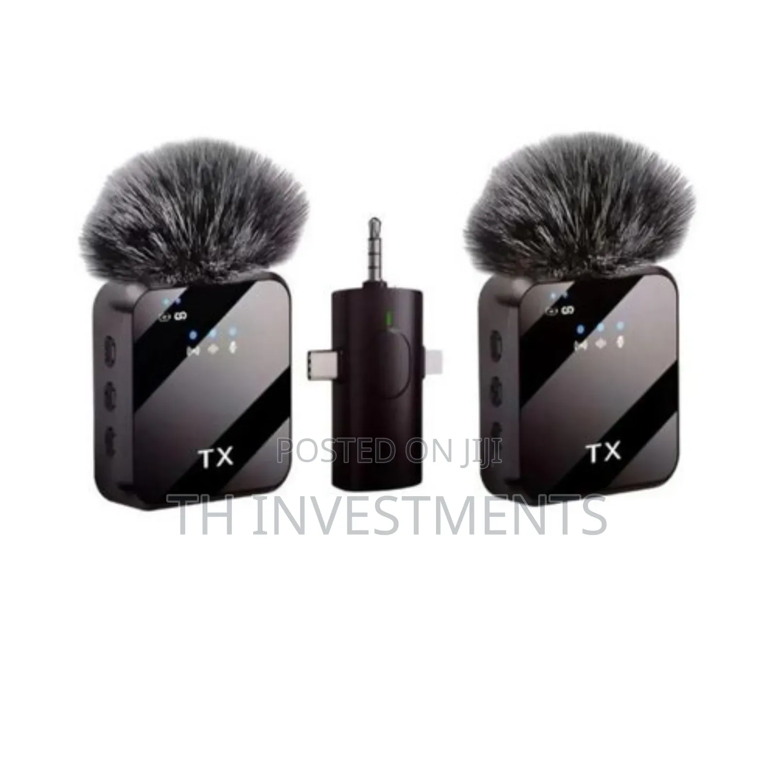 F11-2 3 in 1 Wireless Microphone, Noise Cancellation Wireless Mic