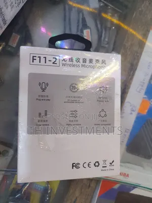 F11-2 3 in 1 Wireless Microphone, Noise Cancellation Wireless Mic
