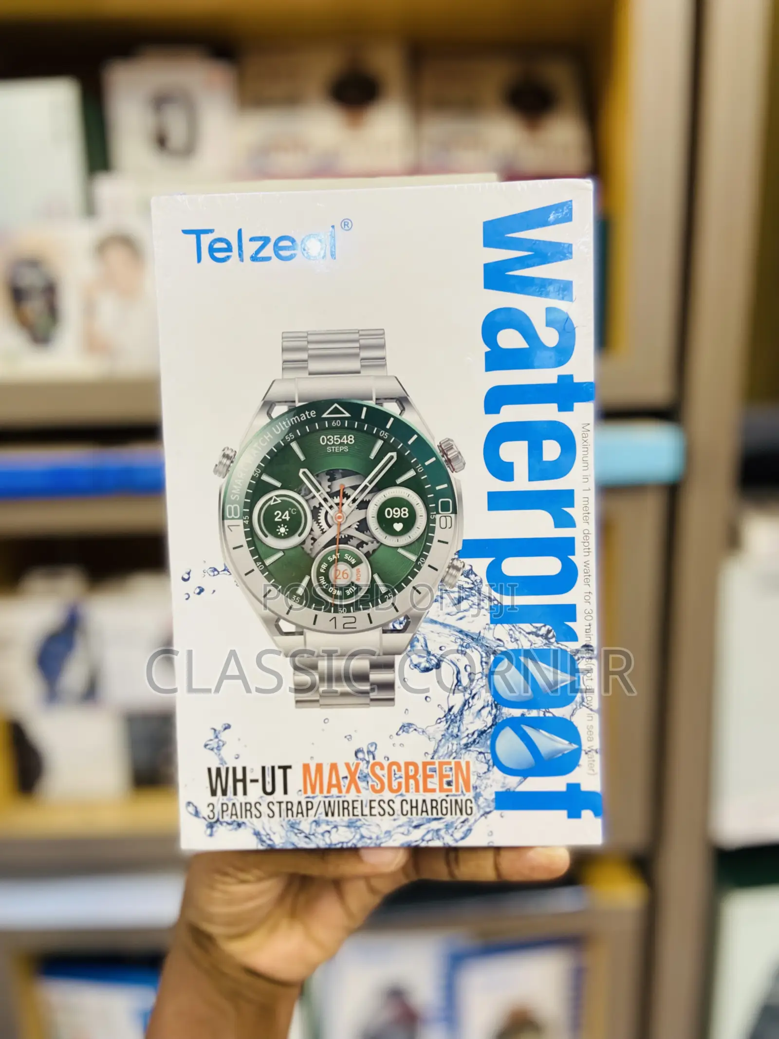 Telzeal Wh-Ut Max Screen Smart Watch