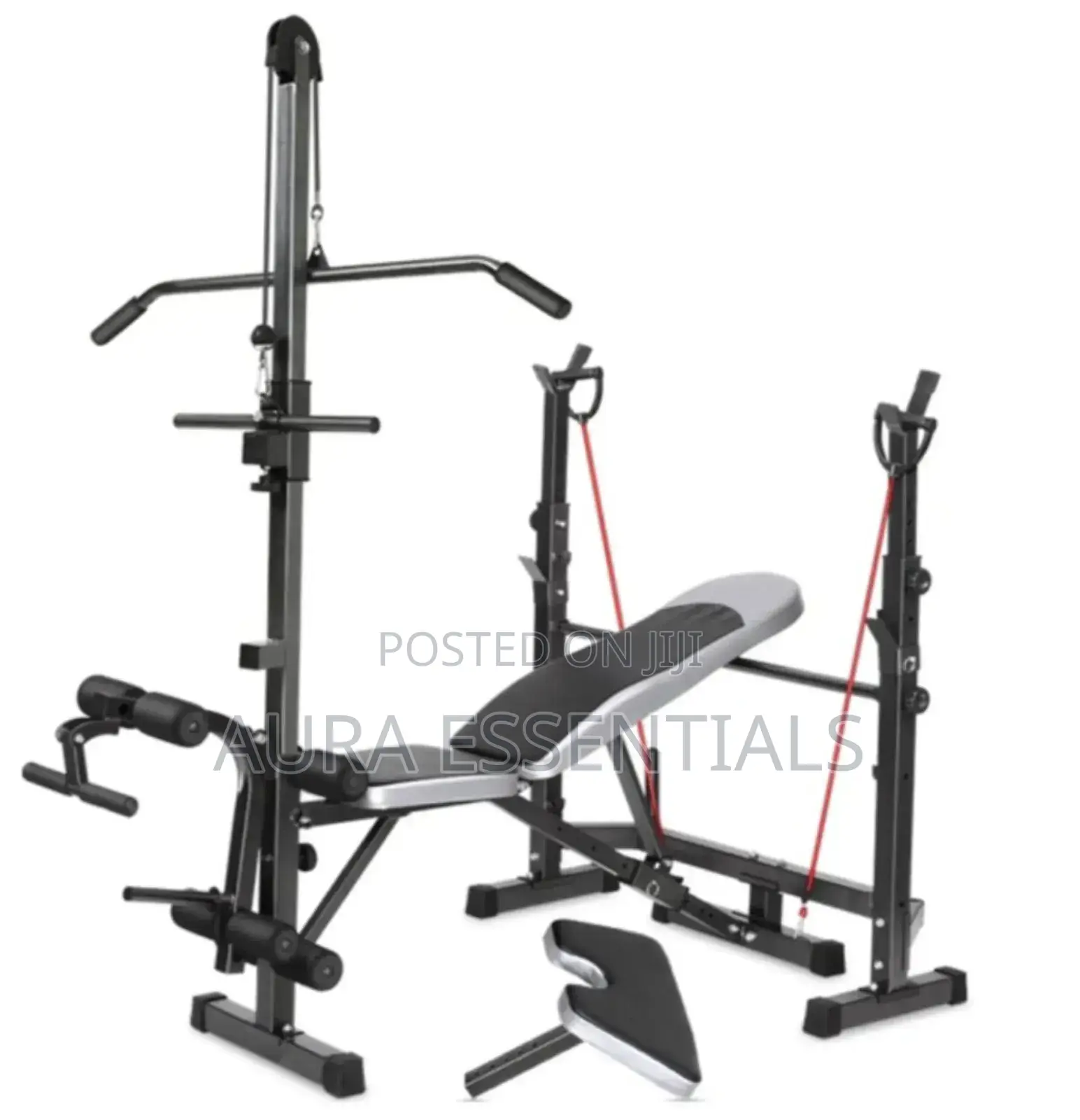 Multifunctional Adjustable Weight Lifting Bench Press Set