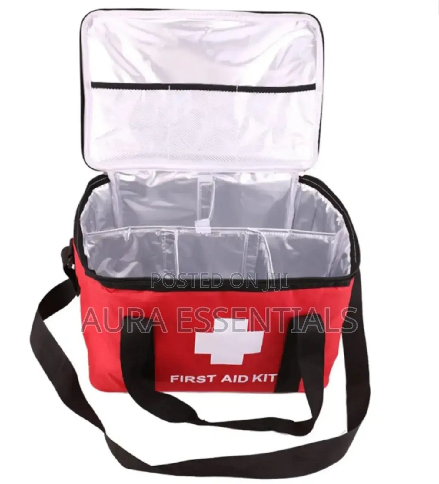 Portable Red First Aid Kit Bag