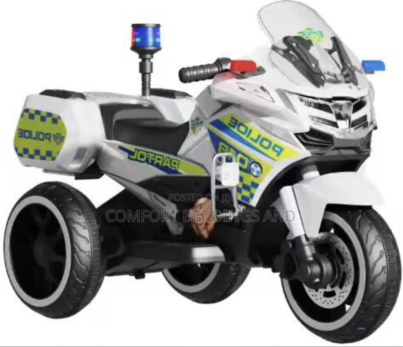 Kids Rechargeable Police Motorcycle 1 To 9 Years