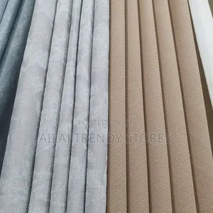 White-Biege Curtains Per Metre