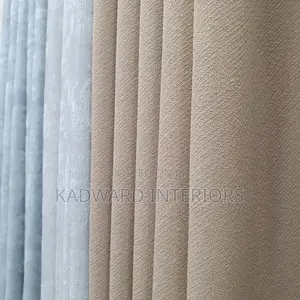 White-Biege Curtains Per Metre