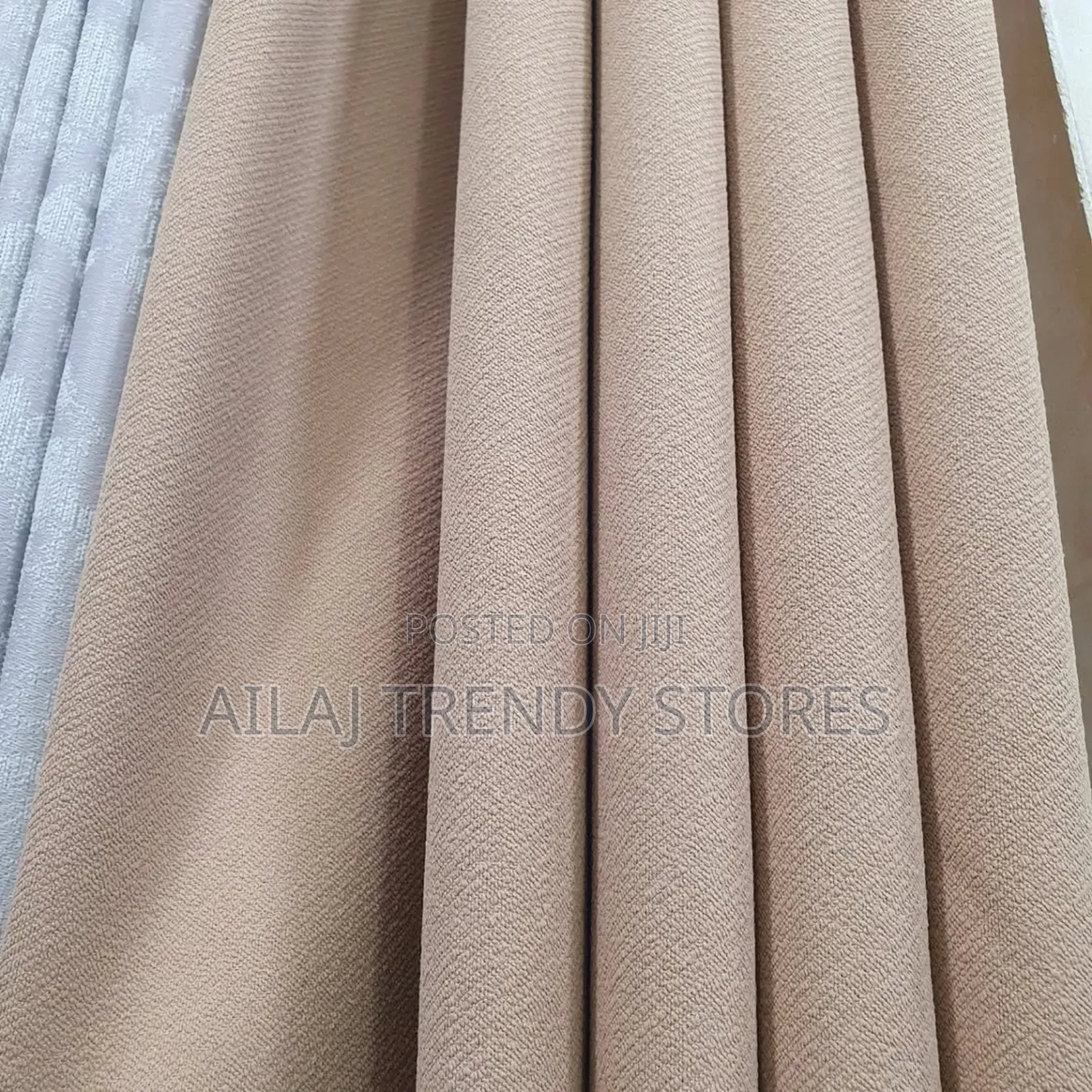 White-Biege Curtains Per Metre
