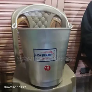 Aluminum Bucket 15 Litres