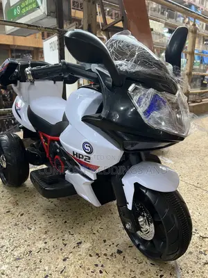 Kids Rechargeable Motorcycle White 1 To 9 Years