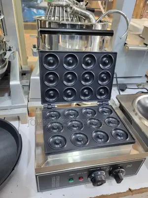 Commercial Electric Mini Donut Maker – 12 Hole Non-Stick Donut Machine