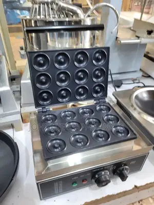 Commercial Electric Mini Donut Maker – 12 Hole Non-Stick Donut Machine