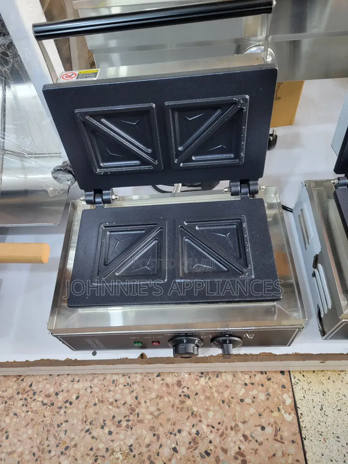 Commercial Electric Double Sandwich Maker Machine