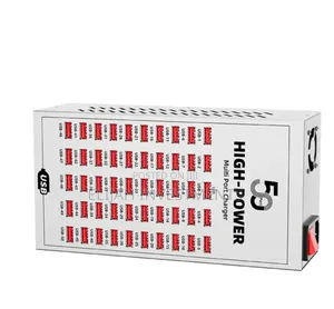 50-Port Usb High-Power Charging Station Designed for Commercial Use
