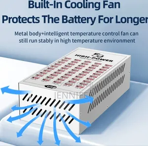 50-Port Usb High-Power Charging Station Designed for Commercial Use