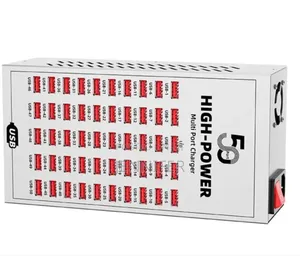 50-Port Usb High-Power Charging Station Designed for Commercial Use