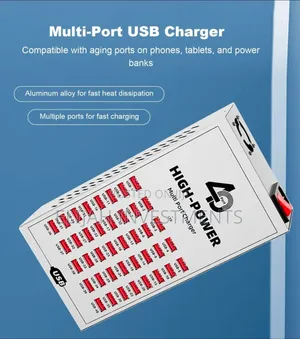 40-Port Usb Charging Station Designed for Simultaneous Charging