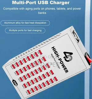 40-Port Usb Charging Station Designed for Simultaneous Charging