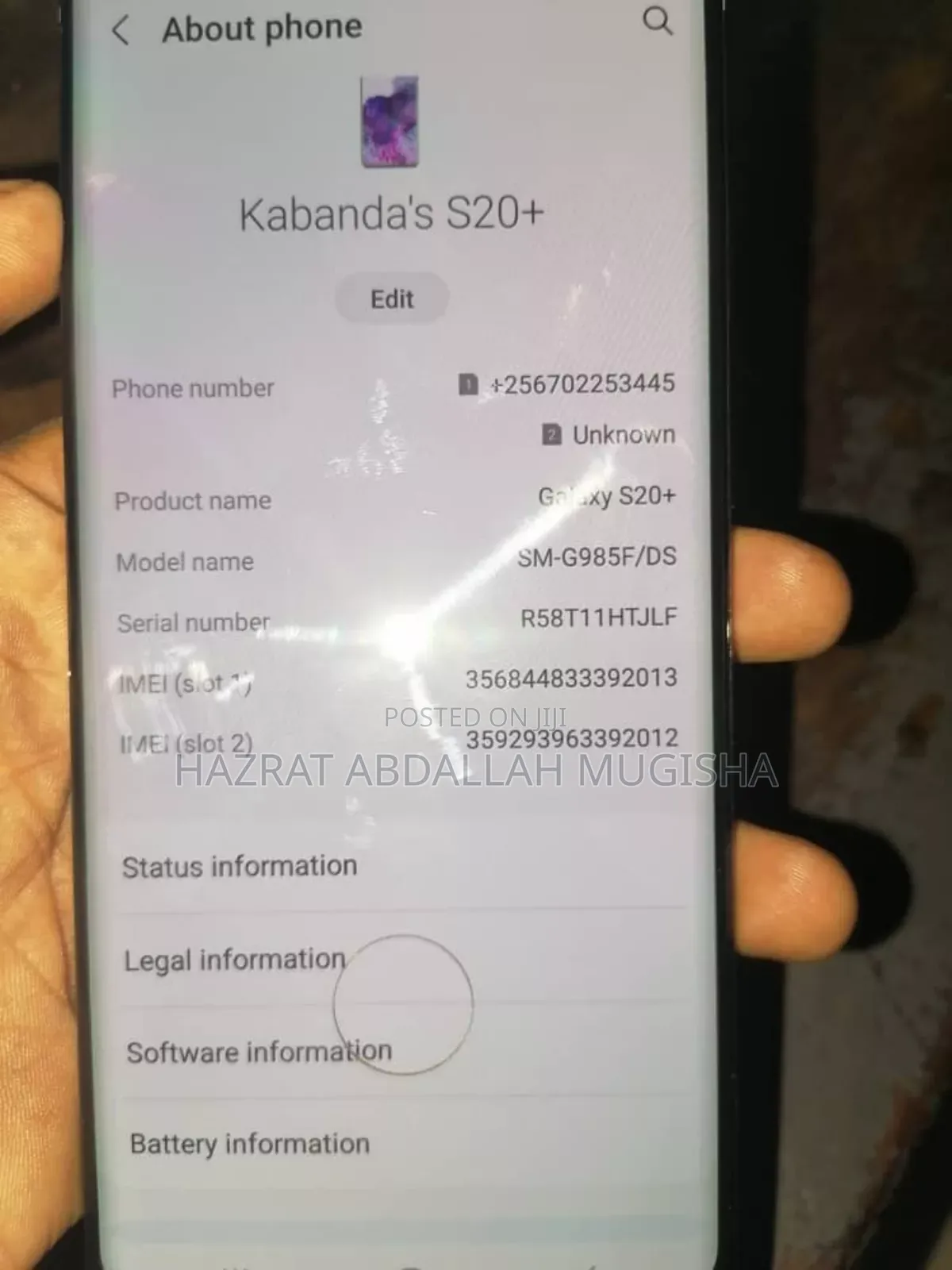 Samsung Galaxy S20+ 128 GB Gray