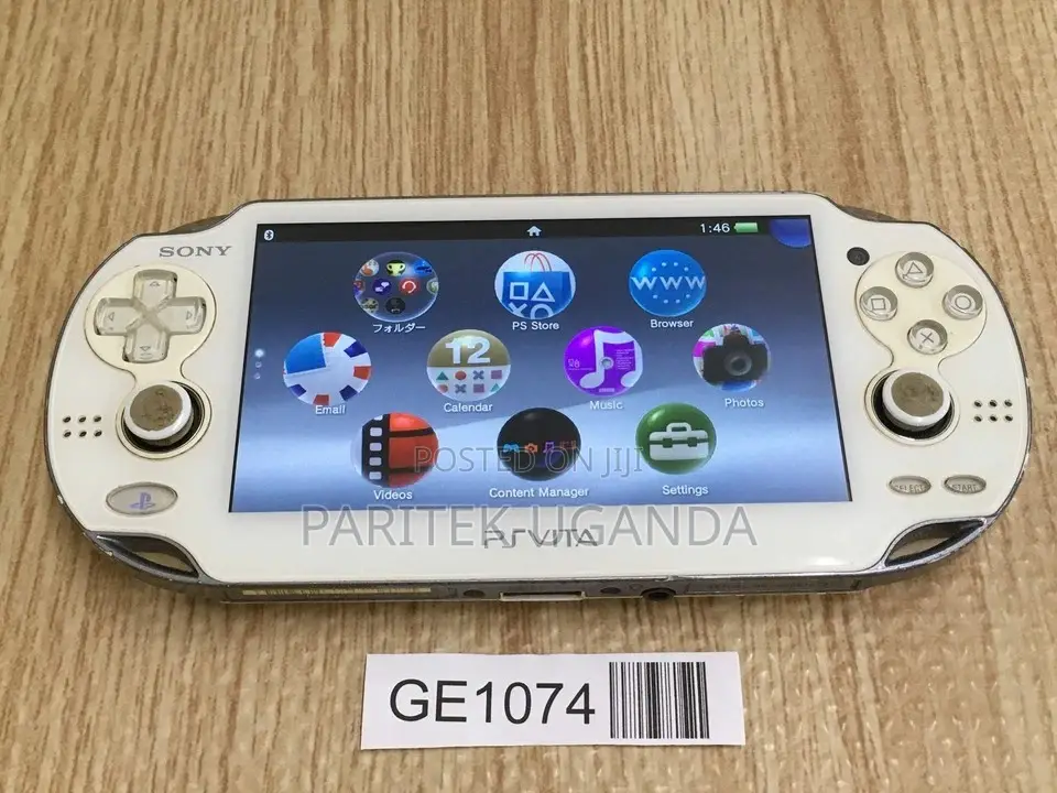 Ge1074 With Defects - Ps Vita PCH-1000 Crystal White Console Sony