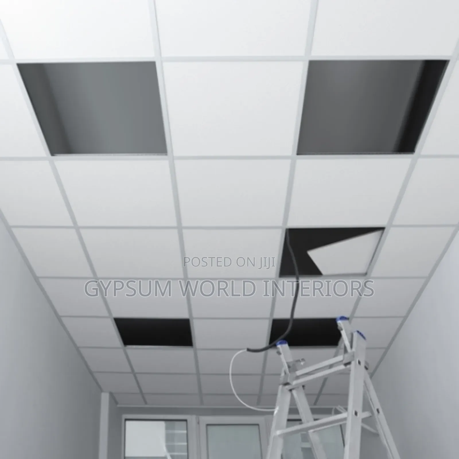 Suspended Ceiling Installed in Office