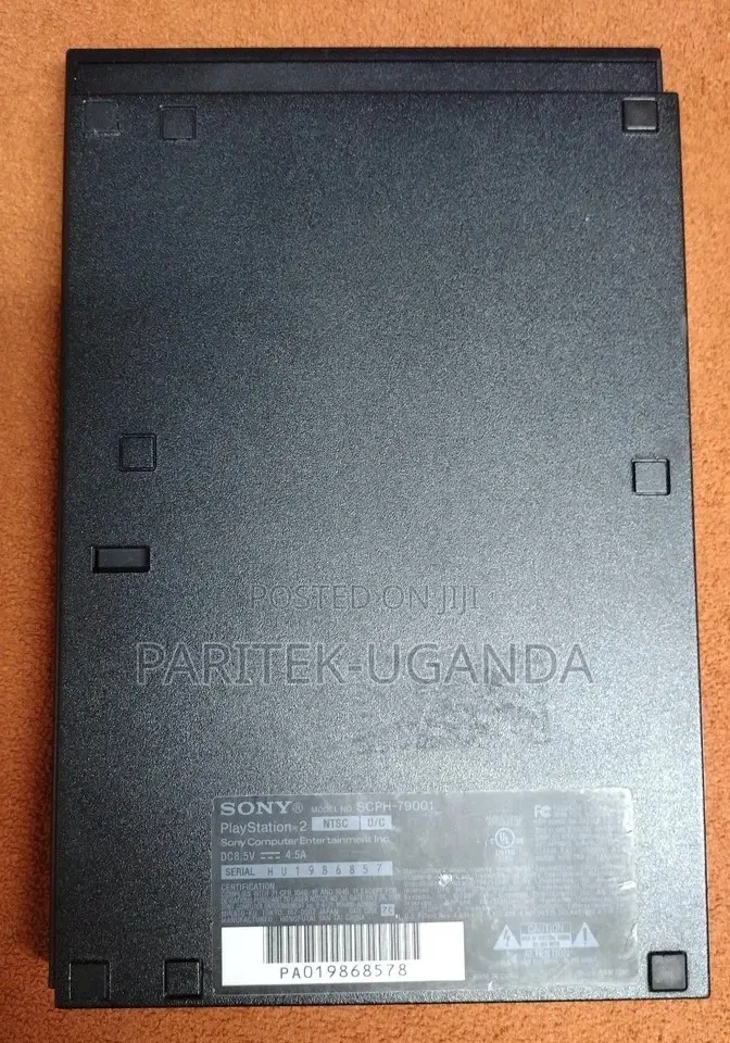 Sony Playstation 2 Slim Charcoal Black Console SCPH-79001