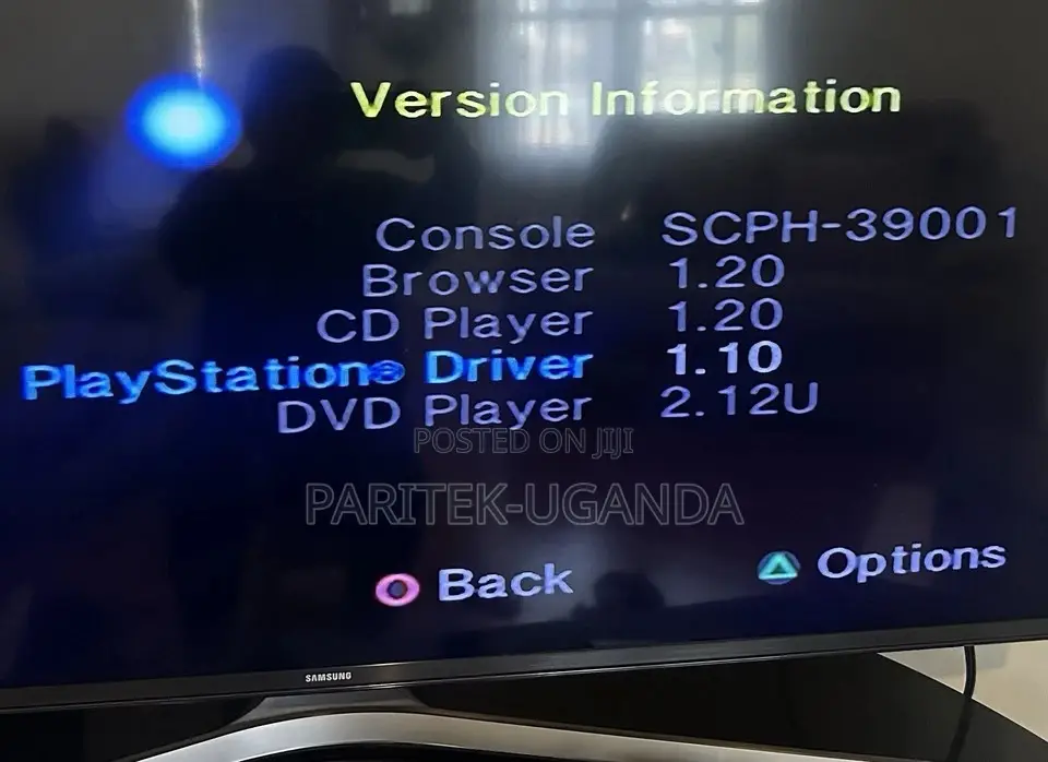 Sony Playstation 2 Ps2 Fat SCPH-39001/N W/ Cords Network Adapter. Te