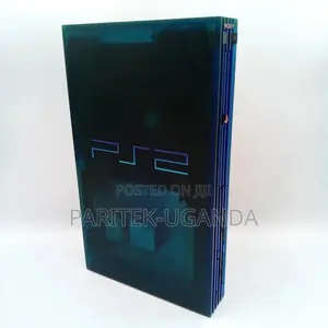 Ps2 Playstation 2 Console Ocean Blue SCPH-37000 Controller
