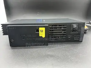 Sony Playstation 2 Fat Console Black SCPH-50001/N W/ Network Adapter T