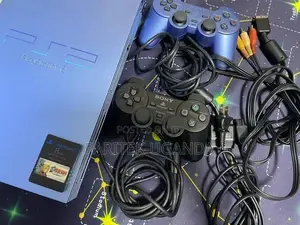 Ps2 Console SCPH-39000tb Toys Blue Tested System Made in Japan + 2cont