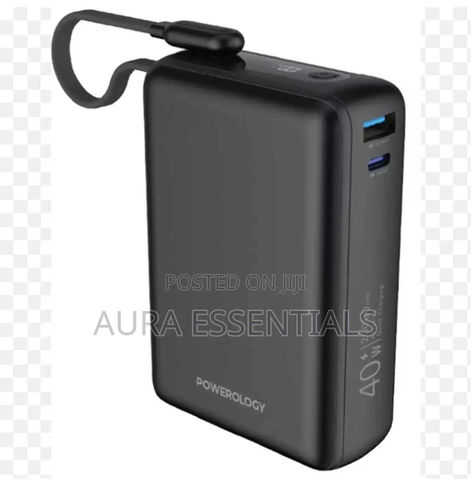 Powerology Montreal 20,000mah Power Bank 40w Pd