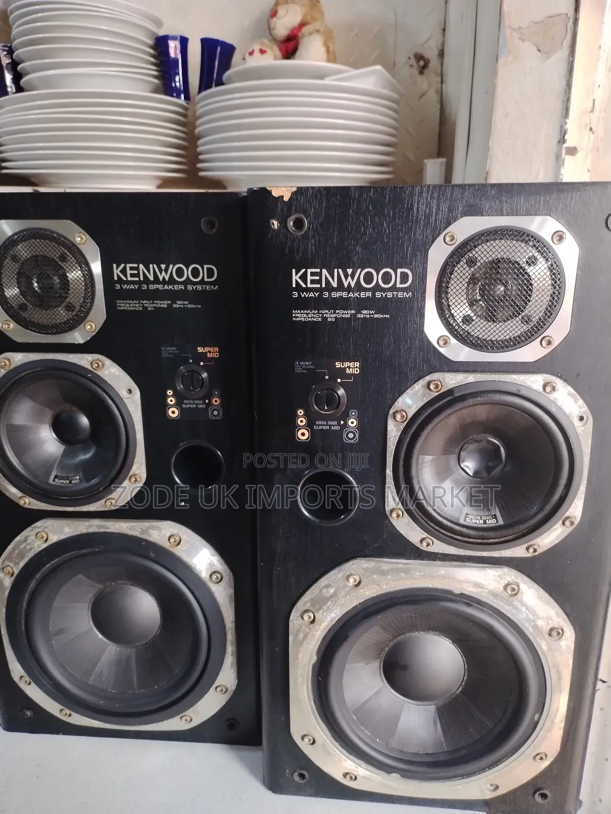 Kenwood 240w 3 Way 3 Speaker System
