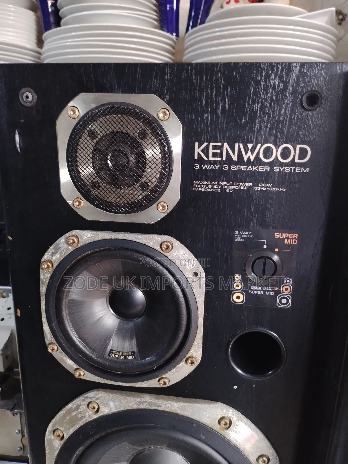 Kenwood 240w 3 Way 3 Speaker System