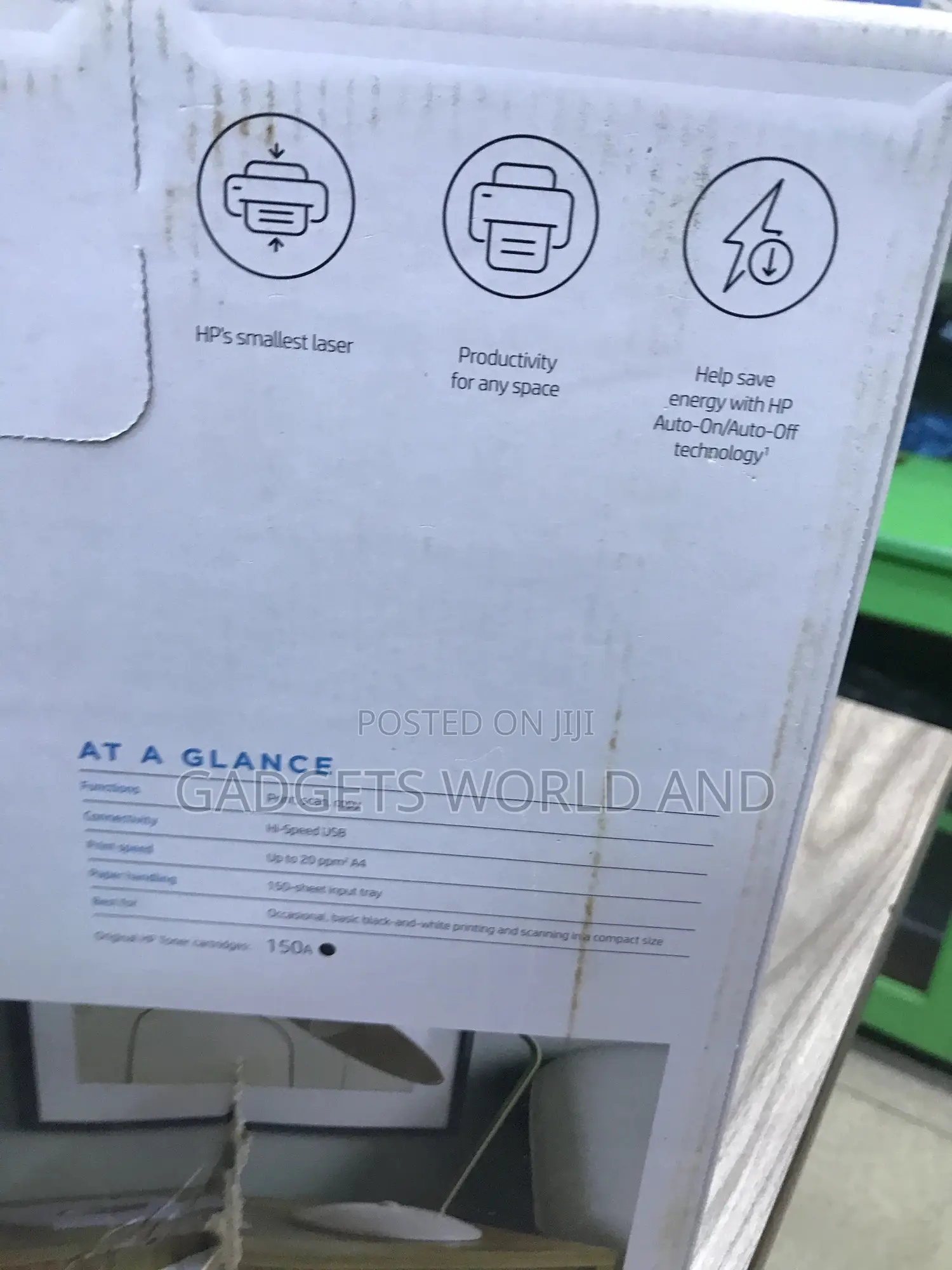 Hp(All in One) Black White Printer With Warranty