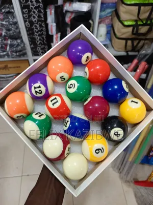 Numbered Pool Table Balls.