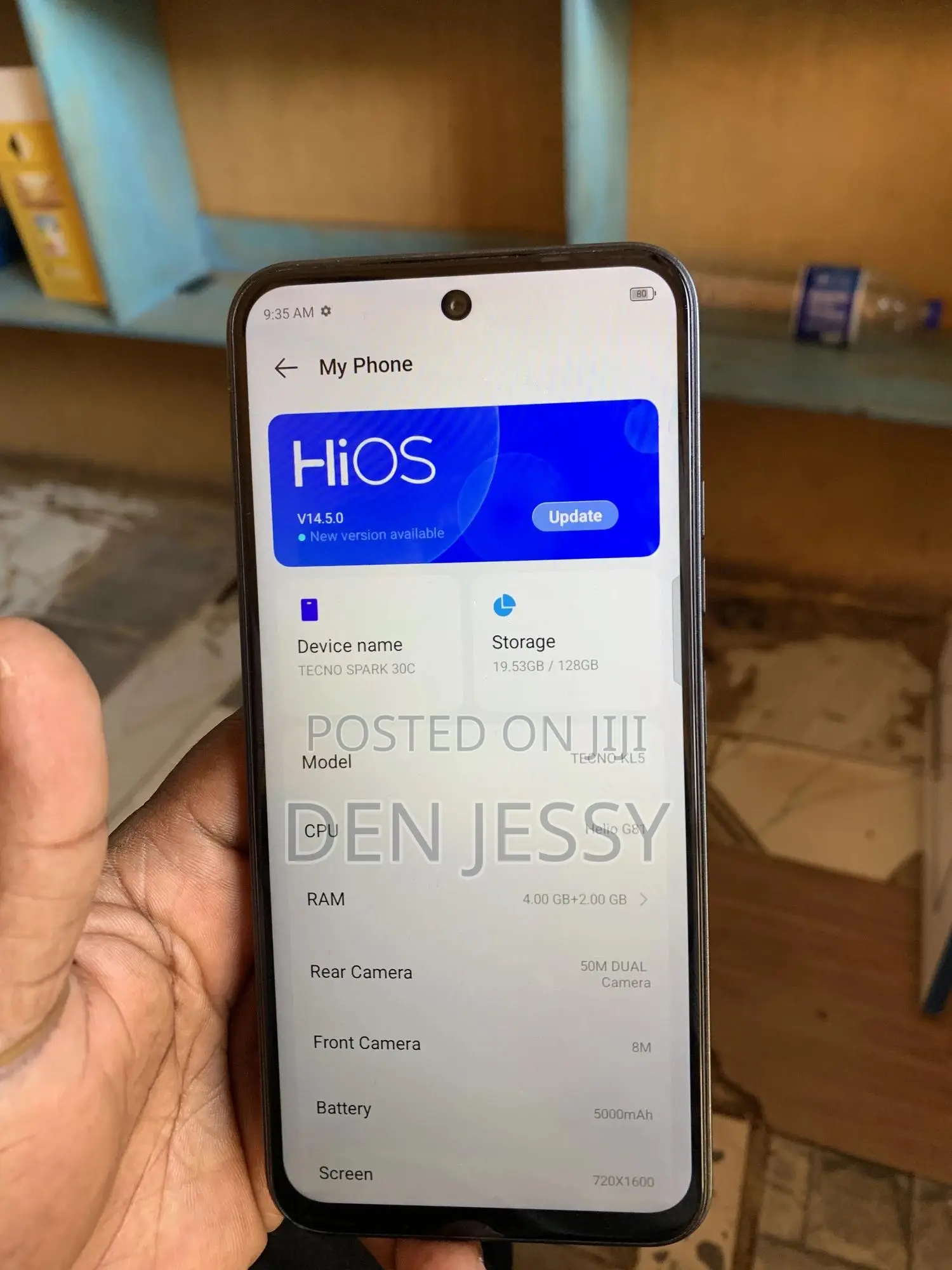 Tecno Spark 30C 128 GB Black