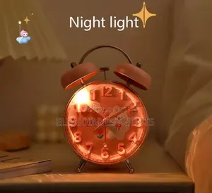 Portable Analogue Bedside Loud Alarm Clock