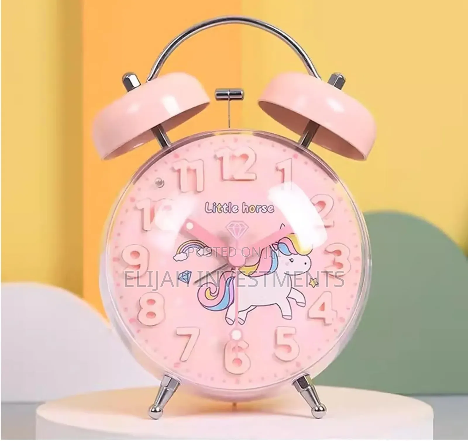 Portable Analogue Bedside Loud Alarm Clock