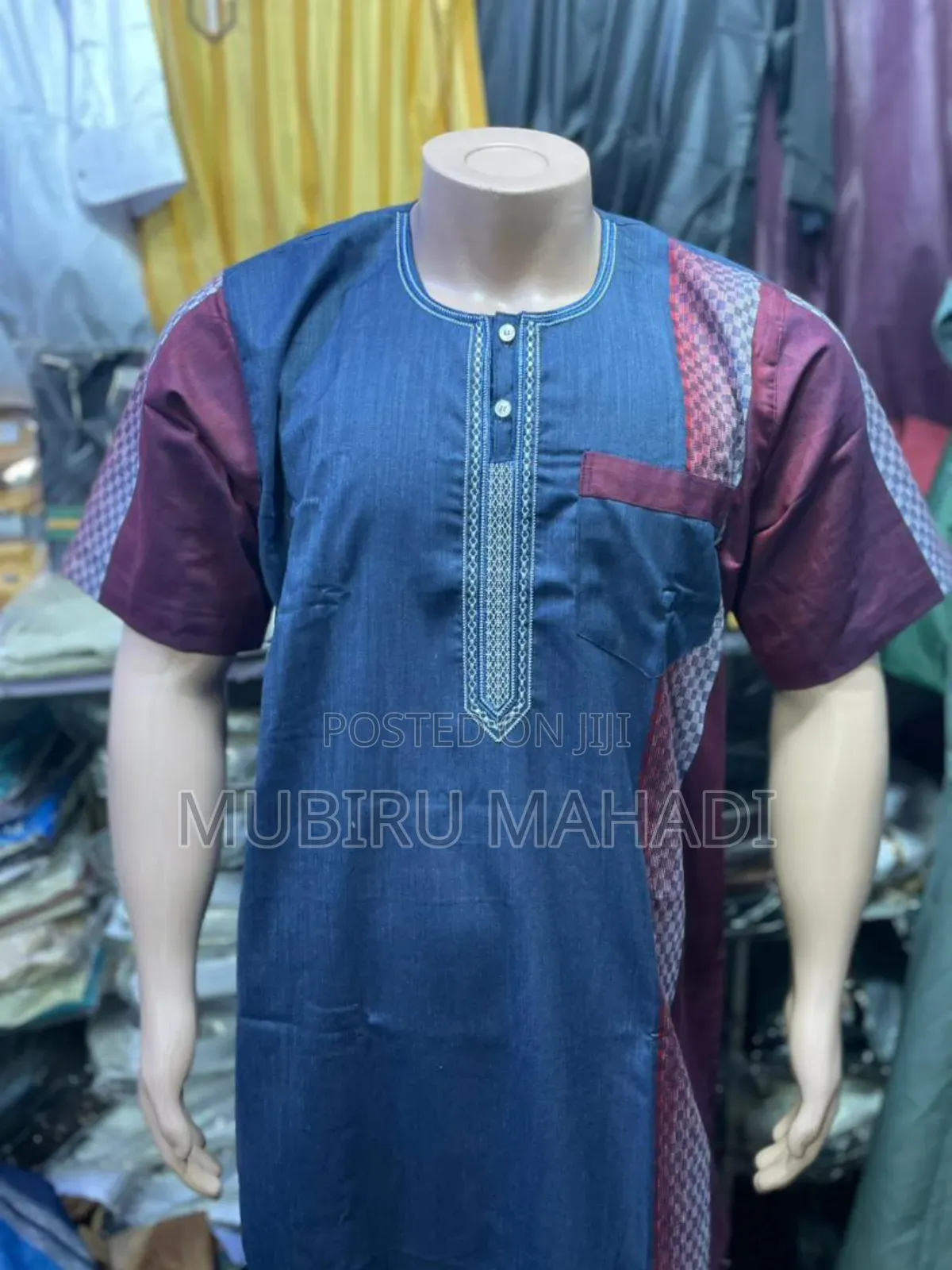 Short Sleeve Kanzu Available