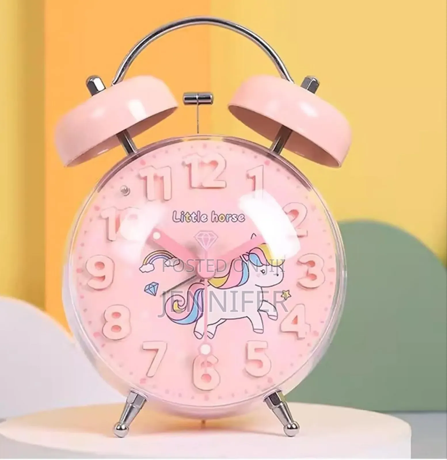 Portable Analogue Bedside Loud Alarm Clock