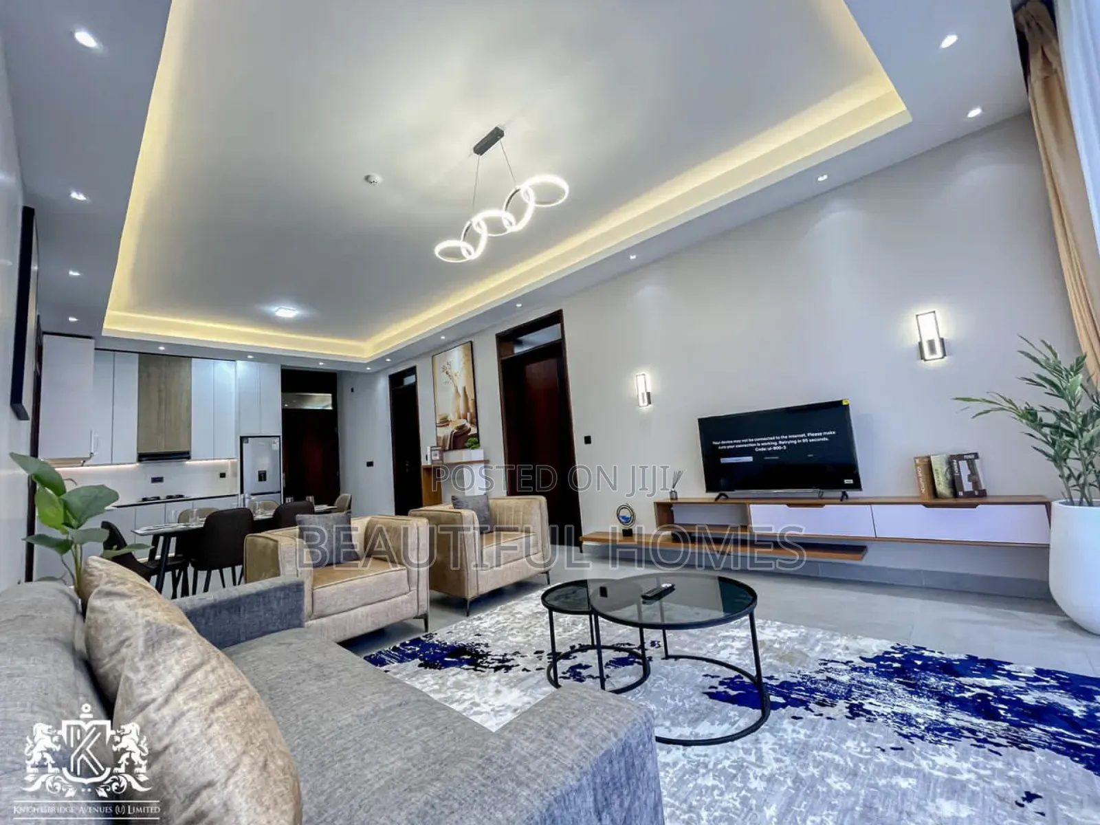 Furnished 1bdrm Condo in Kira for sale