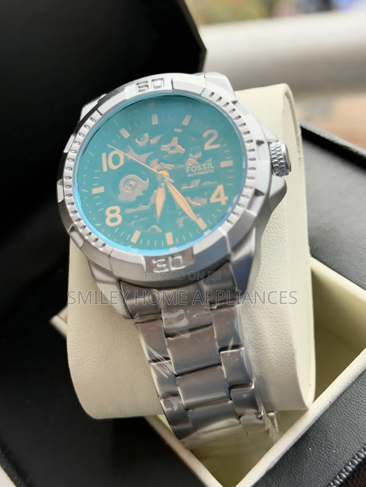 Fossil Men's Automatic Wrist Time Wear Silver Strapped at 20% Discount