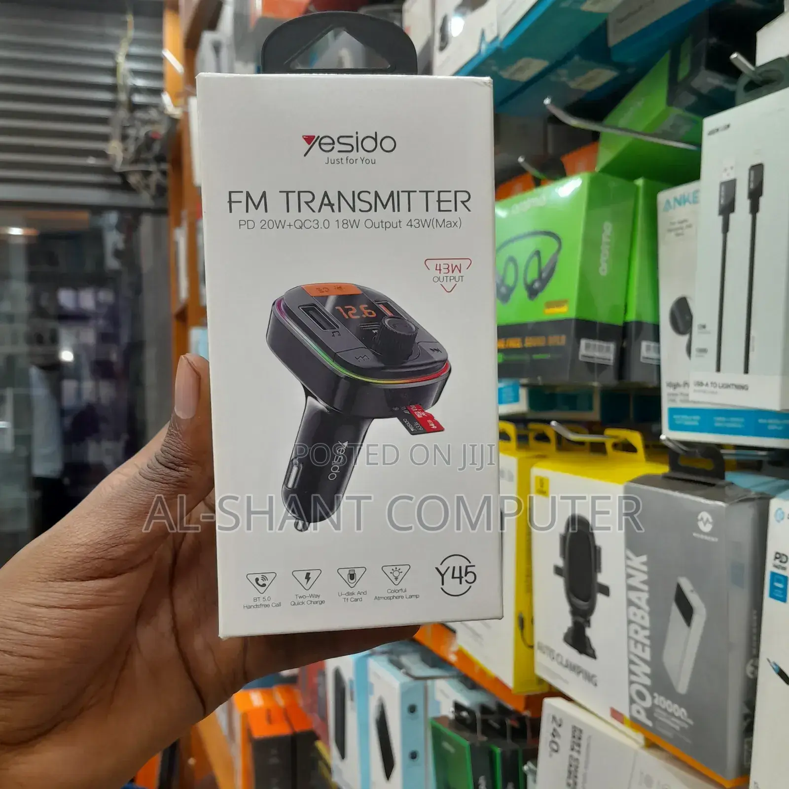 Yesido Car Fm Transmitter/Car Modulator