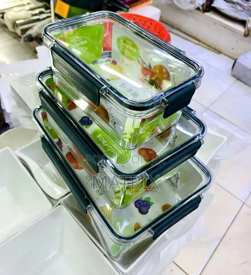 Classic 3pc Melamine Fridge Containers