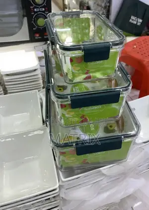 Classic 3pc Melamine Fridge Containers