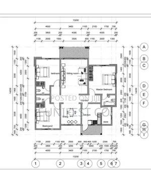 Building Drawings of 3 Bedroom House