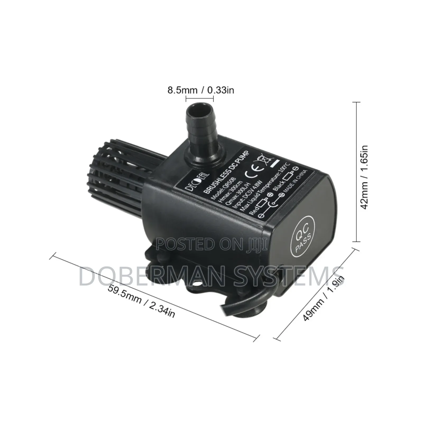 Mini Usb Powered Submersible Water Pump 150 Litres Per Hour