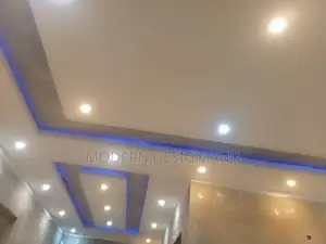 Gypsum Ceiling With Strip Lights