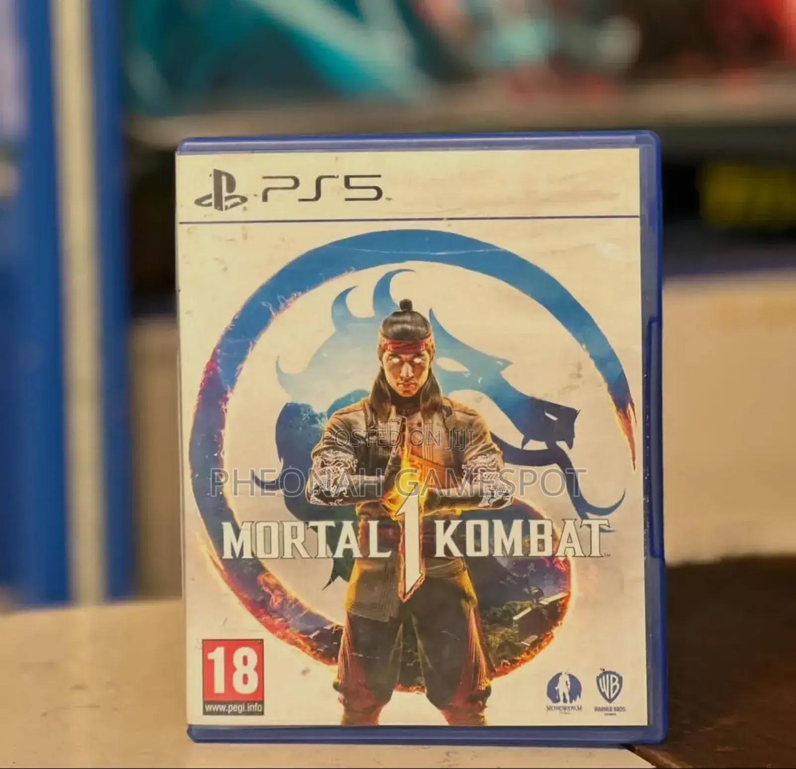 Mortal Kombat 1 Game Cd for Ps5: Kung Lao's Hat Says Buy It.