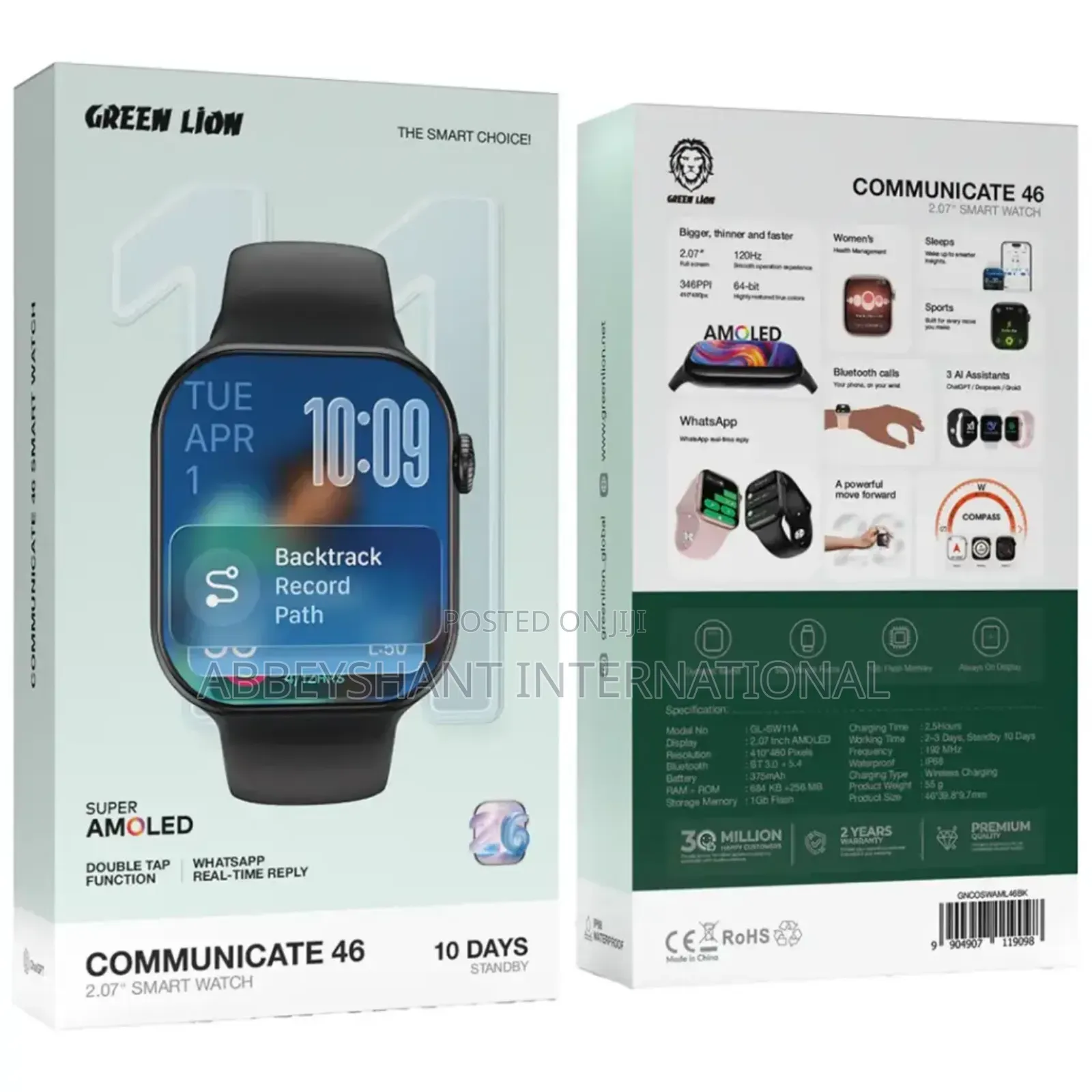 Green Lion Communicate 46 2.07 Smart Watch
