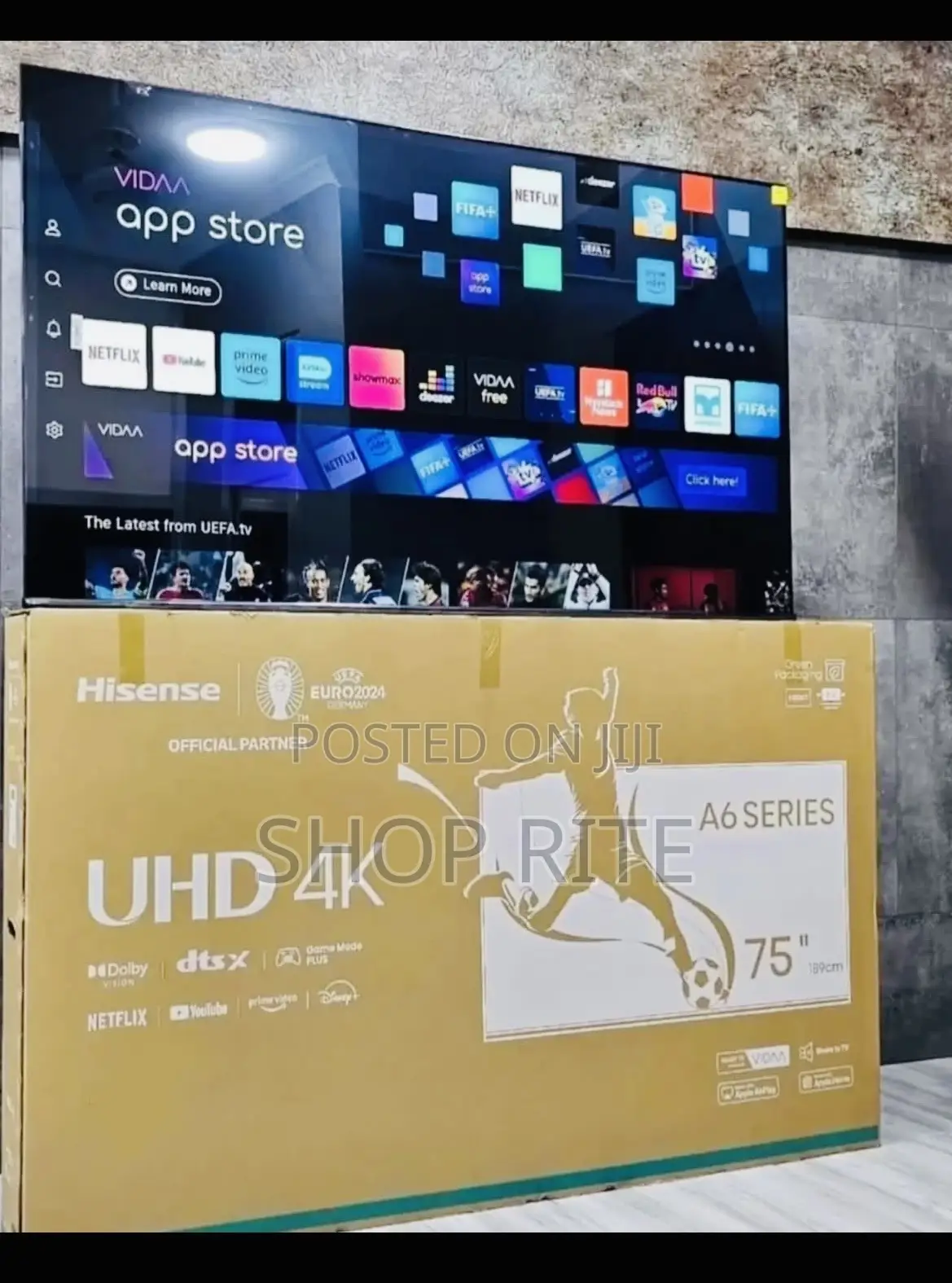 Hisense 75 Inches Uhd Brand New TVS